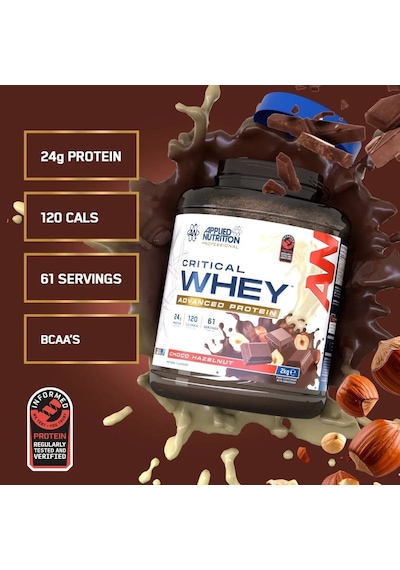 Critical Whey Protein 2kg Çikolata Fındık Aromalı Çikolata