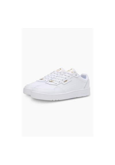 Puma Court Classic Lux Erkek Spor Ayakkabı 39501901 Beyaz Beyaz