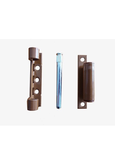 Çelik Pvc Kapı Ve Pencere Menteşesi 73 Mm Ral 8003 Açık Kahve 6 Adet Diğer