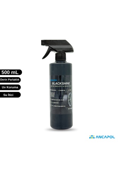 Blackshine Lastik Parlatıcı - Su İtici, Uzun Ömürlü Ve Sıfır Lastik Görünümlü Koruyucu