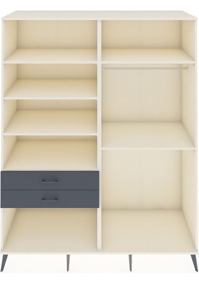 Kronos Gardrop 6 Raflı 2 Çekmeceli 2 Askılı 176x59x221 Aytaşı-aytaşı/antrasit Aytaşı/antrasit Kronos Gardrop 6 Raflı 2 Çekmeceli 2 Askılı 176x59x221 Aytaşı-aytaşı/antrasit Aytaşı/antrasit