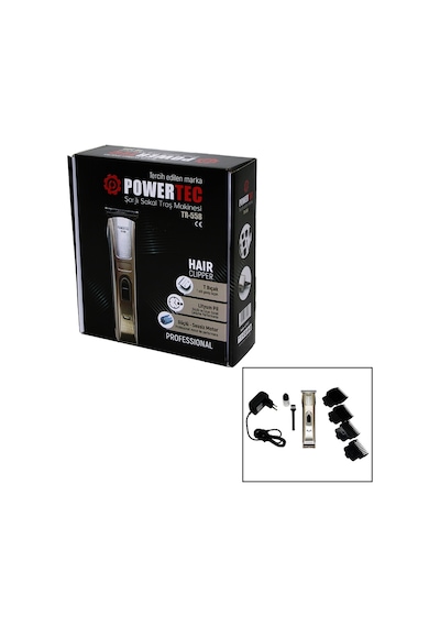 Powertec Tr-558 Şarjlı Saç Sakal Ense Çizim Traş Makinesi T Bıçak 3877