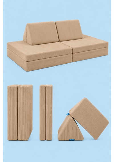 Funbed Sofa Çocuk Oyun Koltuğu, Modüler Katlanır Yatak Ve Oyun Minderi Seti, Süngerli Güvenli Çocuk Kanepe Bej - 889056427 Bej Funbed Sofa Çocuk Oyun Koltuğu, Modüler Katlanır Yatak Ve Oyun Minderi Seti, Süngerli Güvenli Çocuk Kanepe Bej - 889056427 Bej