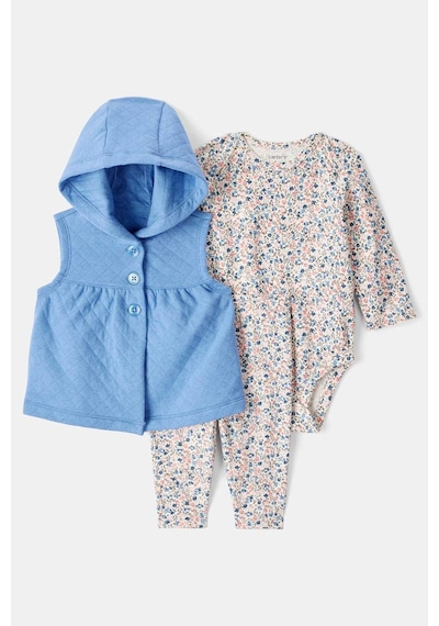 Carter's Kız Bebek Yelekli Set Ctr-1t547610 Mavi