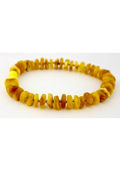 Kehribar Bileklik Amorf Tasarım Ambergold Blk23-99 Çok Renkli