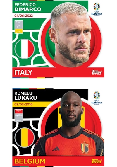 Almanya Euro 2024 Avrupa Şampiyonası Match Attax - Resmi Futbolcu Sticker Dergisi + 24 Adet Sticker
