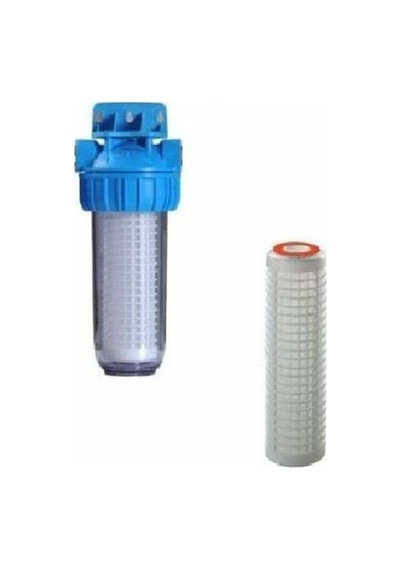 Atlas 3/4" 10 İnch Tekli Filtre Kabı Ve Yıkanabilir Filtre Atlas