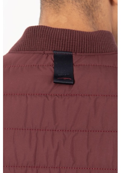 Maraton Sportswear Regular Erkek Hakim Yaka Takma Kol Outdoor Bordo Mont 21741-bordo Bordo