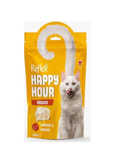 Buradabulabilirsin Reflex Happy Hour Choosy Seçici Kediler Ödül Maması 3lü Fırsat 3x60gr Bbz