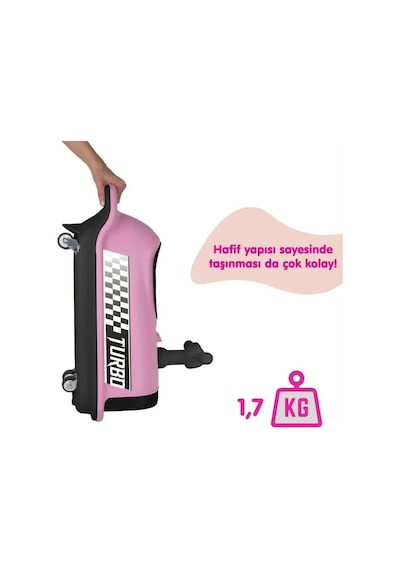 İlk Arabam Turbo Bin Git - Müzikli Ve Işıklı Gelişim Destekleyici Eğitici Çocuk Arabası Pembe