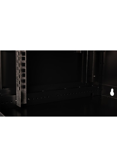 Lande - 4u 19" Duvar Tipi Rack Kabinet Genişlik: 600 Mm Derinlik: 450 Mm Siyah