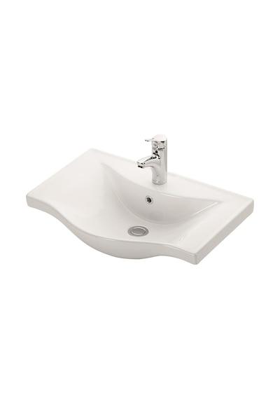 Lilyum Banyo Dolabı Takımı 65Cm Balon Kapak Pk109 Renkli Panel Beyaz Lilyum Banyo Dolabı Takımı 65Cm Balon Kapak Pk109 Renkli Panel Beyaz