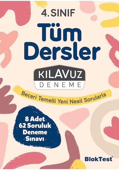 4.Sınıf Bloktest Tüm Dersler Kılavuz Deneme -  Bloktest Yayınları