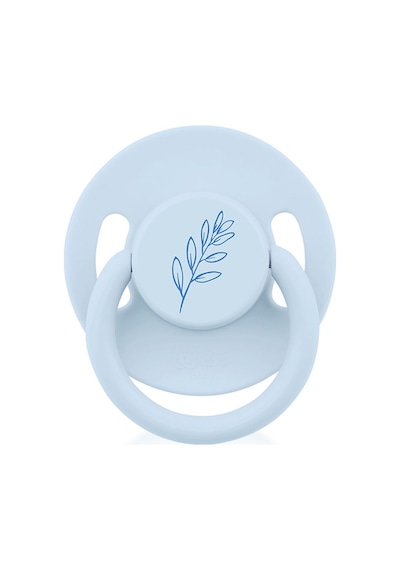Wee Baby Pure Yuvarlak Uçlu Kauçuk Emzik No:2 Mavi 6-18 Ay