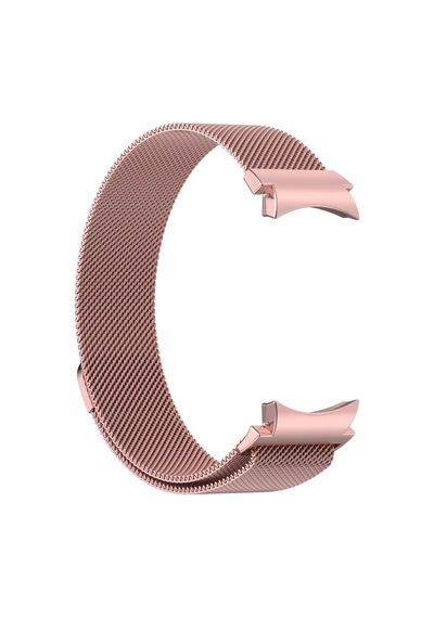 Galaxy Watch 6 Classic 47mm Uyumlu Krd-01 Metal Csm Kordon Pembe