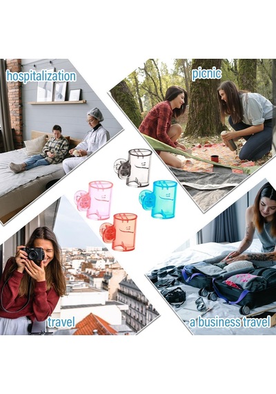 Boprktm 4 Adet Diş Fırçası Başlığı Kapağı, Diş Fırçası Başlığı Koruması, Plastik Klipsli Diş Fırça