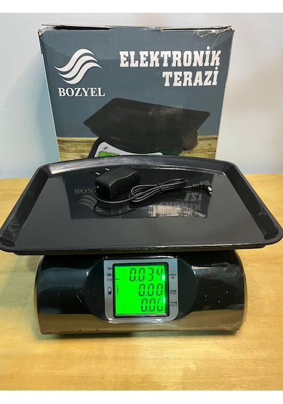 Bozyel 40 Kg Terazi-çift Taraf Ekran-uzun Şarj Süresi-fiyat Hesaplamalı