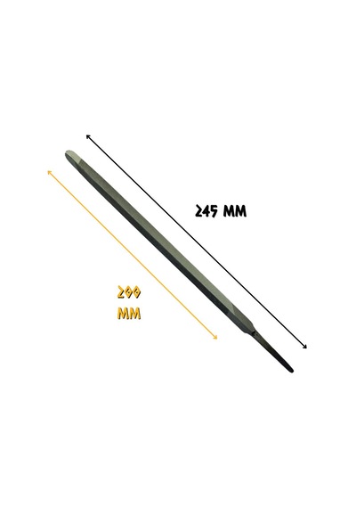 Sgs Üçgen Eğe Slim İnce Dişli 8" - 200 Mm. - 12 Adet