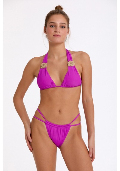 Angbutik Argento 1433-3006 Kadın Tulum Bikini Takımı Fuşya