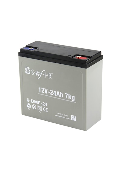 Safir 12 V - 24 Ah Grafen Jel Akü