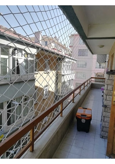 3 Mm 3 X 5 Metre Güvenlik Filesi Balkon Kapatma Ağı Kedi Filesi Ç