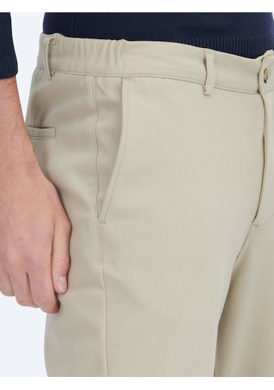 Kip Deve Tüyü Teknik Casual Pantolon Bej