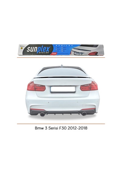 Sunplex Bmw 3 Serisi F30 2012-2018 Spoiler Bagaj Çıtası Piano Bla