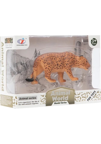 Kutulu Model Figür Hayvan Leopar