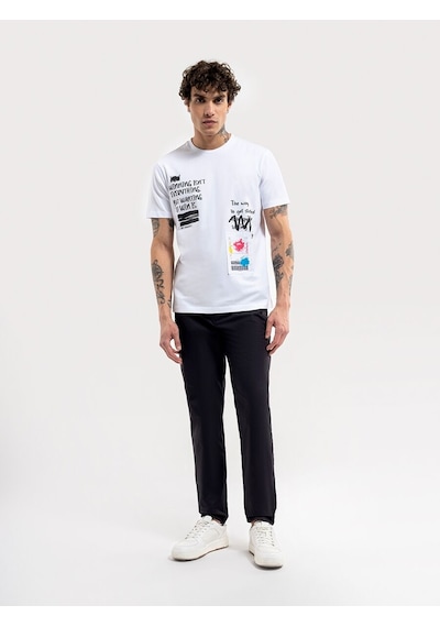 LOFT Regular Fit Erkek Tshirt K.kol Lf2035160 Q1.v1 Beyaz