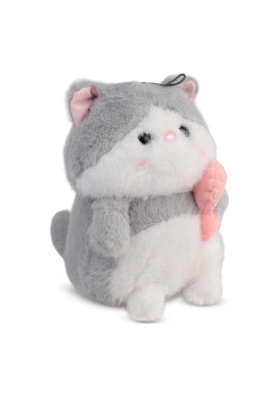 Can Oyuncak Peluş Oyuncak 25 Cm Balık Tutan Kedi - Standart