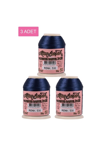Tedar 3 Adet Altınbaşak Oya Ve Dantel İpi 20 Gr - Royaleks - No: 530 Najmaddin (No:1) 8.5Cm X 10.5 Cm