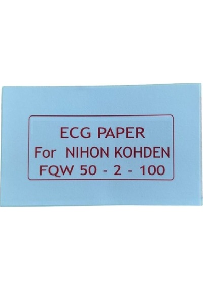 Ecg Kağıdı Nihon Kohden Fqw 50-2-100 Z Katlamalı 1 Adet 200 Sayfa