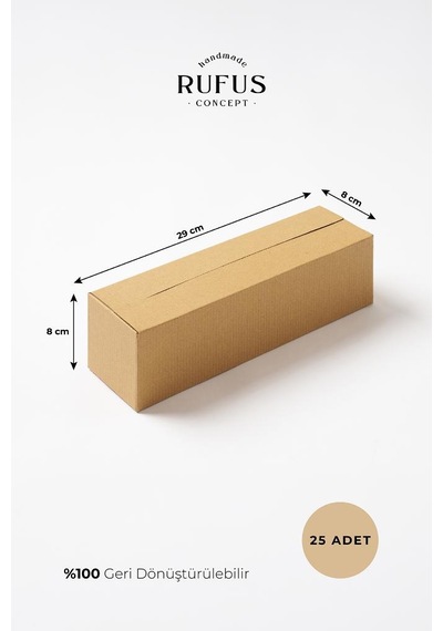 29x8x8cm Kraft Koli 25 Adet Diğer