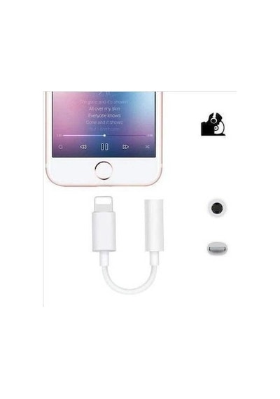 Hs Lightning To Aux 3.5mm Kulaklık Çevirici Dönüştürücü Adaptör