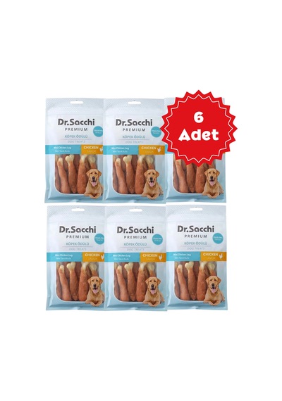 Dr.sacchi Premium Mini Tavuk Butlu Tahılsız Köpek Ödülü 115gr 6 Adet