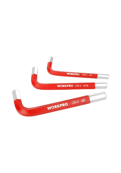 Workpro Wp222016 9 Parça Kısa Boy Cr-v İnç Profesyonel Allen Anah