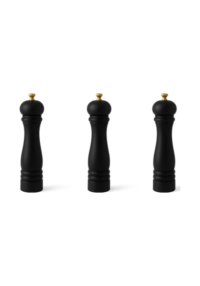 42 Cm Baharat Öğütücü Ve Manuel El Değirmeni Siyah