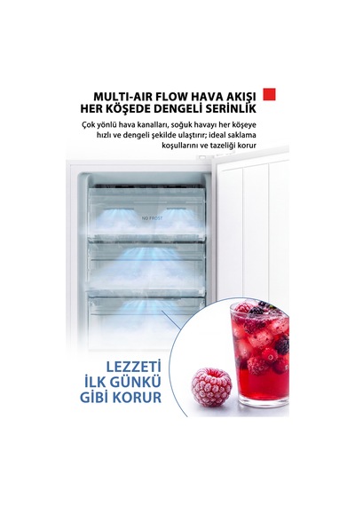 Toshiba GR-RU312WE-DMT(01) 238 L Dikey Derin Dondurucu