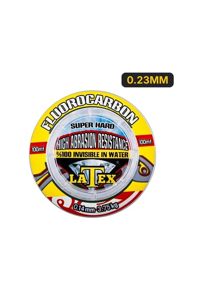 Latex Süper Hard 100 Mt. Fluorocarbon Misina 0.23mm