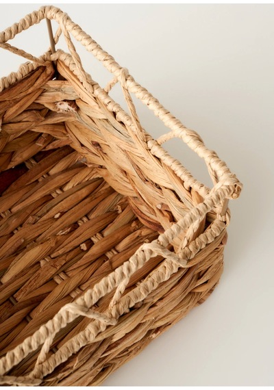Bella Maison Vesna Dekoratif Sepet Naturel 25x18x14 Cm Ekru