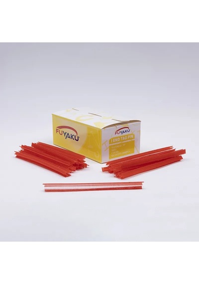 Fuyaku 5 MM I-End Mikro İnce (Fine) Kılçık - Türban, Abiye ve Gelinlik Etiketleme Plastiği Renkli (10.000 Adet) Kırmızı