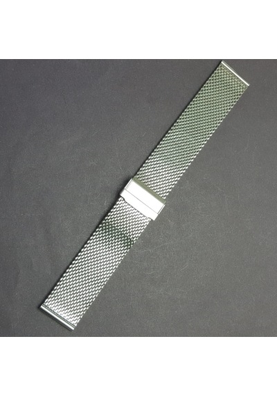 Hasır Kol Saat Kordonu Çelik Kalın 24 Mm (Ø 2,25- 3,0)