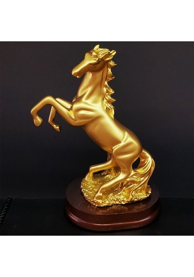 Toptan Şaha Kalkan Gold Renk At Biblosu
