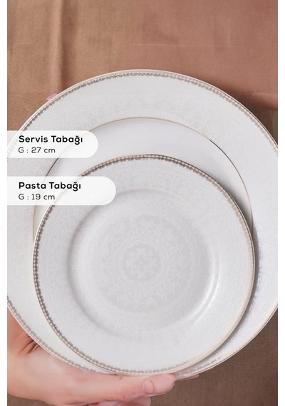 Karaca  Elegance Pallas Platin 12 Kişilik 84 Parça Çatal Kaşık Bıçak Takımı