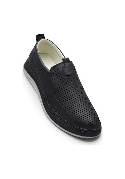 Papatay 2354 Tam Ortopedik Taban %100 Hakiki Deri Erkek Ayakkabı Bağcıksız Yazlık Erkek Delikli Ayakkabı Siyah Papatay 2354 Tam Ortopedik Taban %100 Hakiki Deri Erkek Ayakkabı Bağcıksız Yazlık Erkek Delikli Ayakkabı Siyah