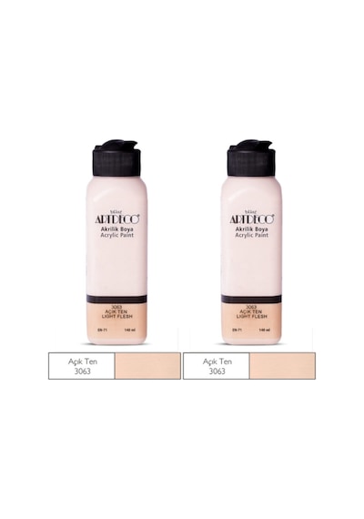 2 Li Akrilik Boya 140 Ml Renk Seçmeli Canlı Ve Pastel 3063 - Açık Ten