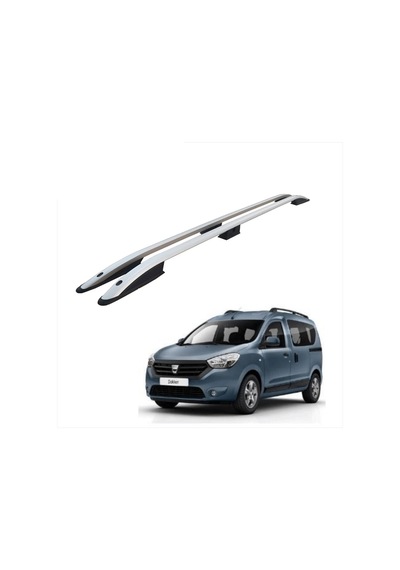 Dacia Dokker Tavan Çıtası Port Bagaj Taşıyıcı Gri 2013+