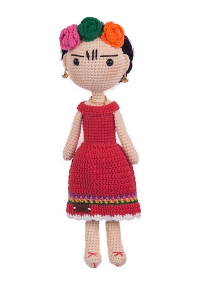 Amigurumi Frida Organik Oyuncak-uyku Arkadaşı Frida-örme Bebek