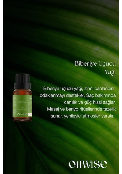 Oilwise Akne Ve Kepek Karşıtı Biberiye Uçucu Yağı 10 Ml