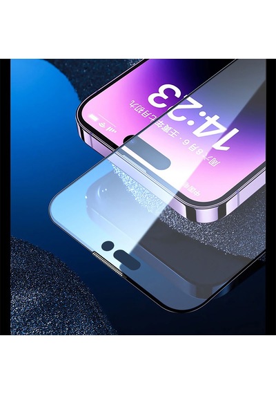 Apple Uyumlu   iPhone 12 Pro Max Mat Ekran Koruyucu 9H Temperli Parmak İzi Tutmayan Wiwu iVista Matte